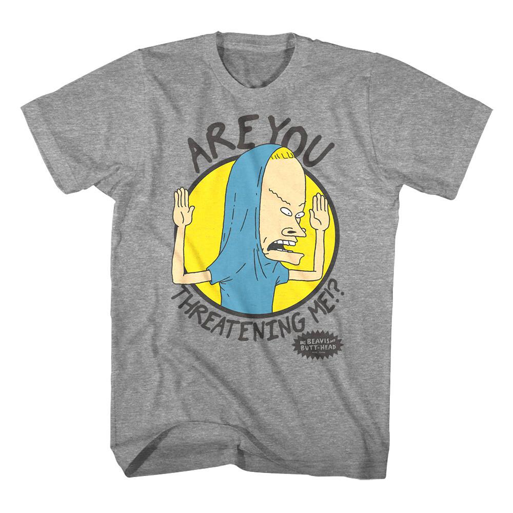 Beavis and Butthead Cornholio Threatening Me Men T Shirt Teenage Idiots on MTV XXXL