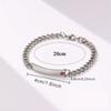 Medical SOS Custom Text Men Stainless Steel Bracelet Personalized First Aid Phone NumberId Bracelets For Women Gift Jewelry