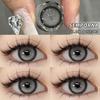 Eyeshare Colorful Contact Lens 2pcs Wusu Series Brown Lens Black Beauty Pupils Natural Look Yearly Contacts