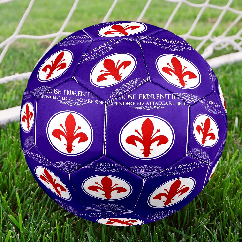 Fiorentina Football Club Size 5 Soccer Balls, Anti-Slip, Protective Football, Outdoor Sport, a Unique Gift Suitable for Him/her, Birthdays