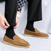 Lazy Soft-soled Comfortable Loafers Men's Single Shoes One-pedal Flat-soled Commuting Trend Doudou Shoes 8253-N