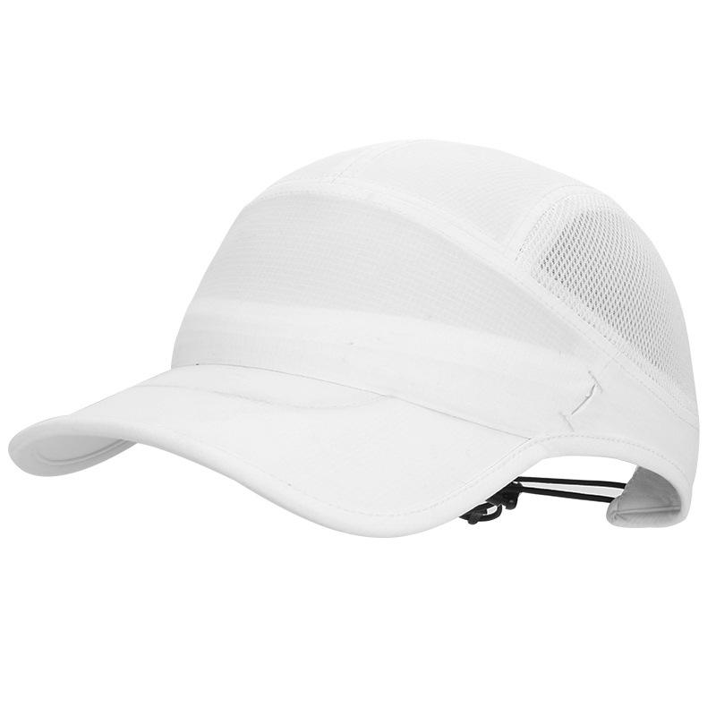 

Hat Casual Marathon Outdoor Lightweight Quick Drying Breathable Men s and Women s Running Sports Cap L（58-60cm） белый