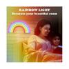 Kleurrijk Regenboogbord LED Nachtlampje Wandlamp Voor Kinderkamer Decoratie Lichten 30*16cm