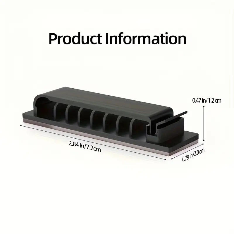 Cable Organizer Self Adhesive Cable Clips USB Cable Management Clamp Home Desk Wall Cord Holder Charging Wire Manager