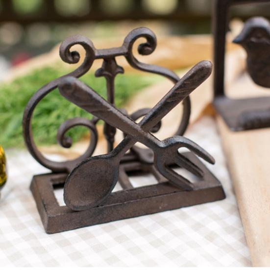 Napkin Holder Retro Style Paper Towel Iron 1 Pc