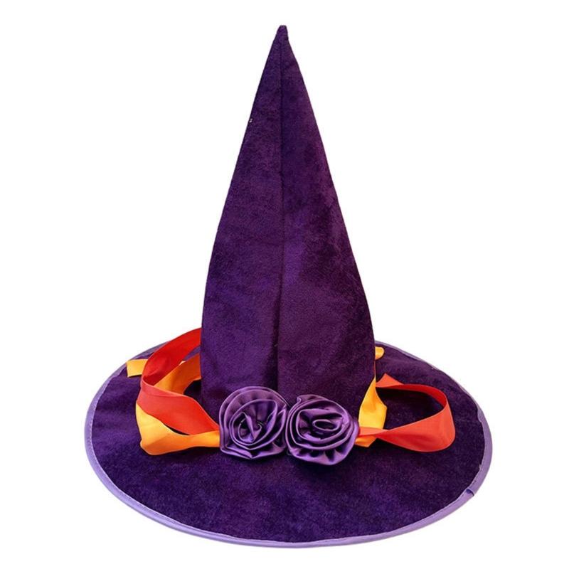 Lightweight Pointed Witch Hat With Stylish Design Halloween Costumes Accessories Comfortable Clothing Accessory
