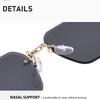 New Trendy Frameless Fashionable Glasses for Men, Beveled-cut Glasses for Women, Personalized Glasses