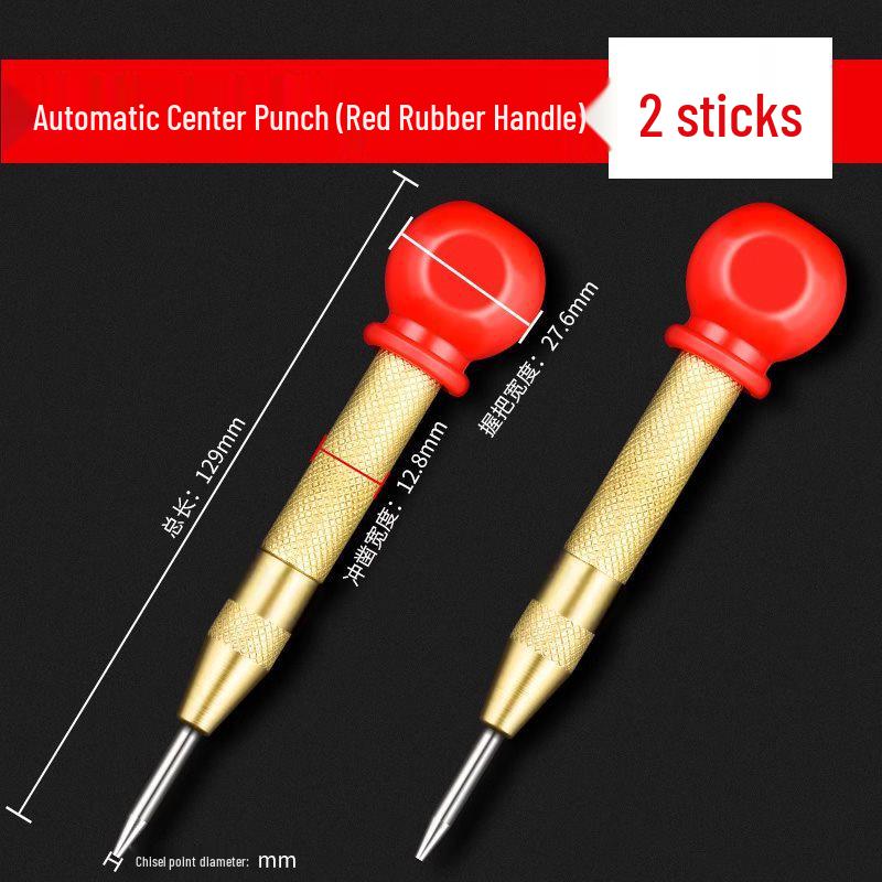 High Hardness Automatic Center Punch Awl Drill Bit Hole Locator