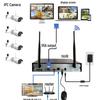 Jiuan Yishi Wireless HD Waterproof Surveillance Kit - 4/8/16 Channels