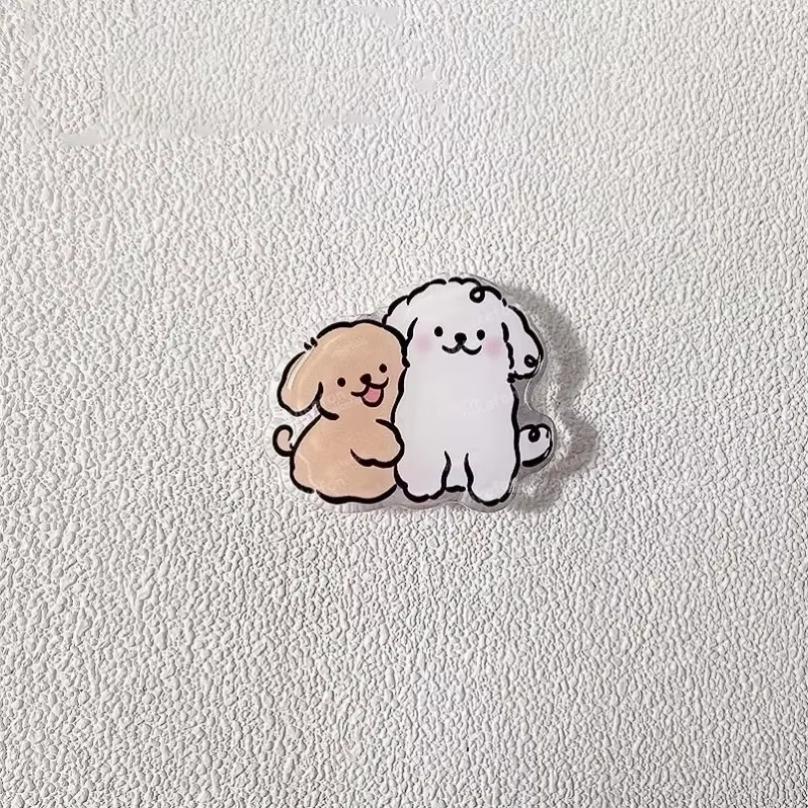 Phone Grip Tok Bracket Korean Cute Cartoon Puppy Grip Magnetic Socket Pocket Stand For iPhone Samsung Xiaomi Ring Finger Holder