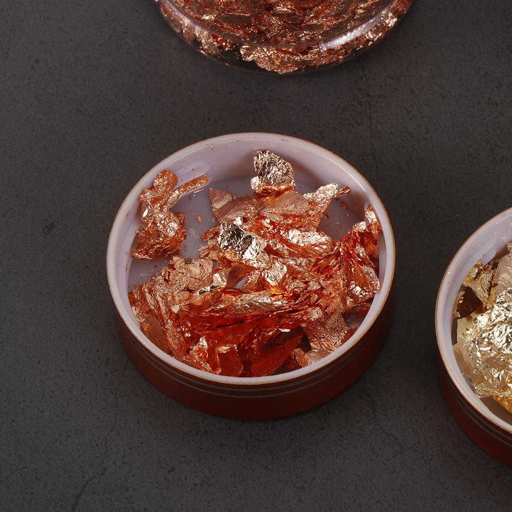 Jewelry Making Tool Gilding Decor Gold Foil Gold Leaf Flake Filling Materials Resin Mold Fillings