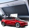 2026 Für Tesla Model Y Juniper Model 3 Highland Windschutzscheiben-Sonnenschutz Sonnenschutz Faltbar Wärmeisolierung Sonnenschutz Aufbewahrungstasche