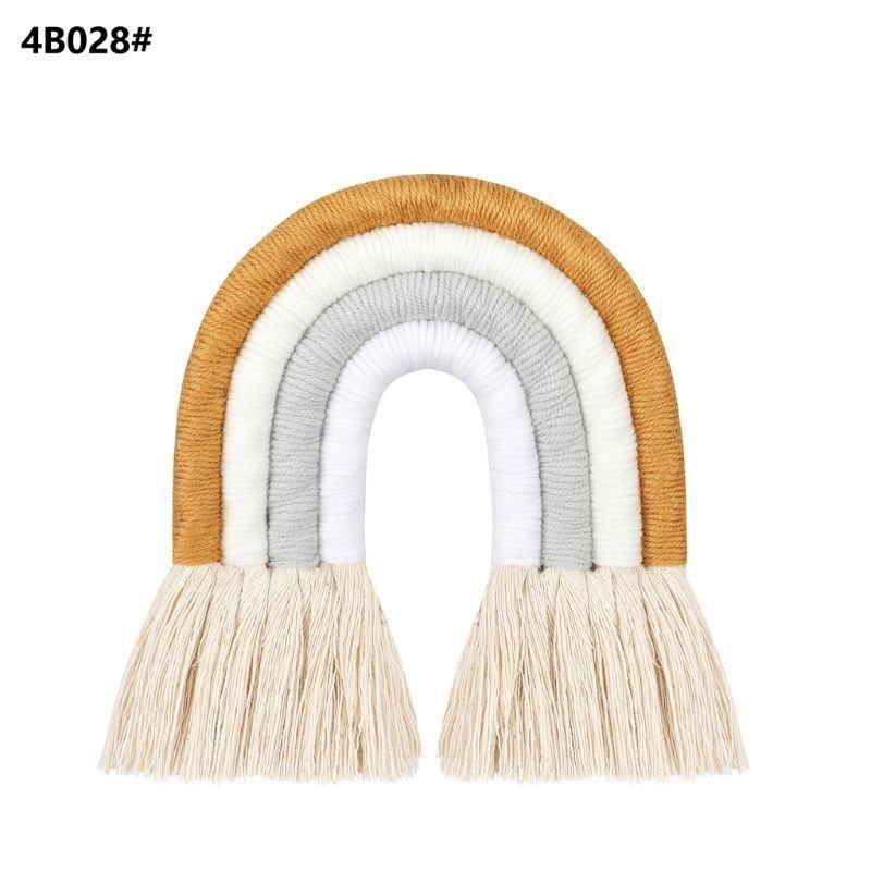  Rainbow Macrame Wall Hanging for Nursery and Home Decoration Delightful Present