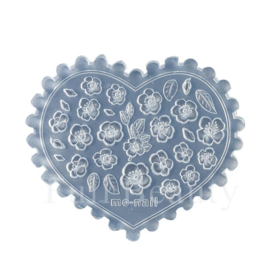 Nail Art Silicone Mold, Mushroom Tulip Peach Blossom Flower Leaf Mango Three-Dimensional Engraving Mold