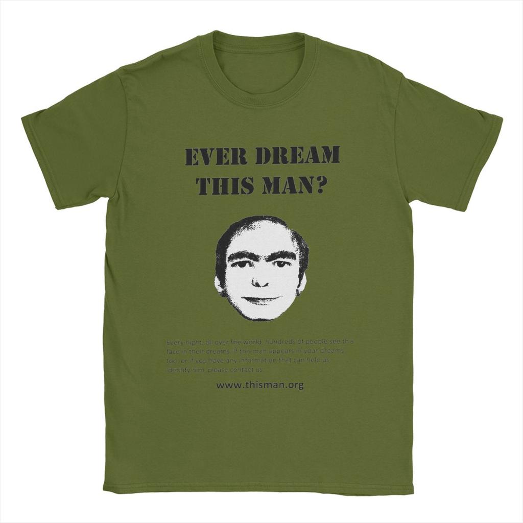 Men's T-Shirt Ever Dream This Man Novelty Cotton Tee Shirt Short Sleeve T Shirt O Neck Tops Gift Idea