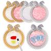 Resin Nail Art Palette,Nail Art Painting Mixed Color Palette Bows Nail Gel Color Makeup Display Board Nail Art Tool