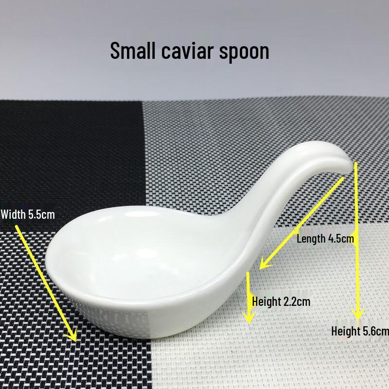 

Pure White Ceramic Caviar Serving Set
