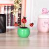 Solar Powered Dancing Flowers Sunflower Car Ornament Portable Shaking Head Sun Flower Creative Gifts For Dashboard