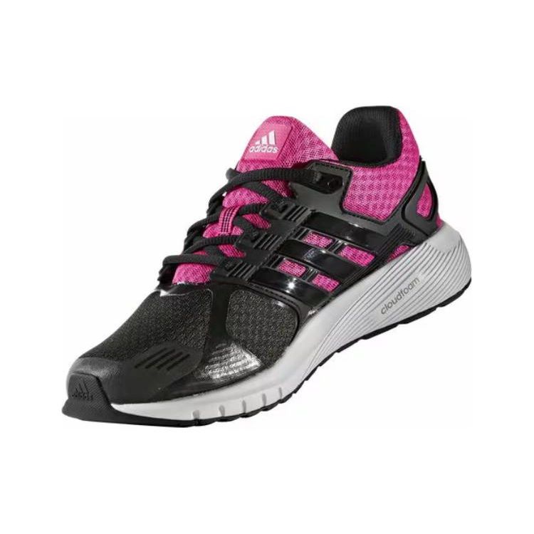 Adidas Duramo Comfortable Shock Absorbing Durable Low Top Running Shoes Women Sneakers Black Purple BB4668