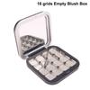 Matte Black Empty Magnetic Eyeshadow Palette Eye Makeup Storage Dish For Women Makeup Beginners Diy Eye Shadow Storage Box Tool