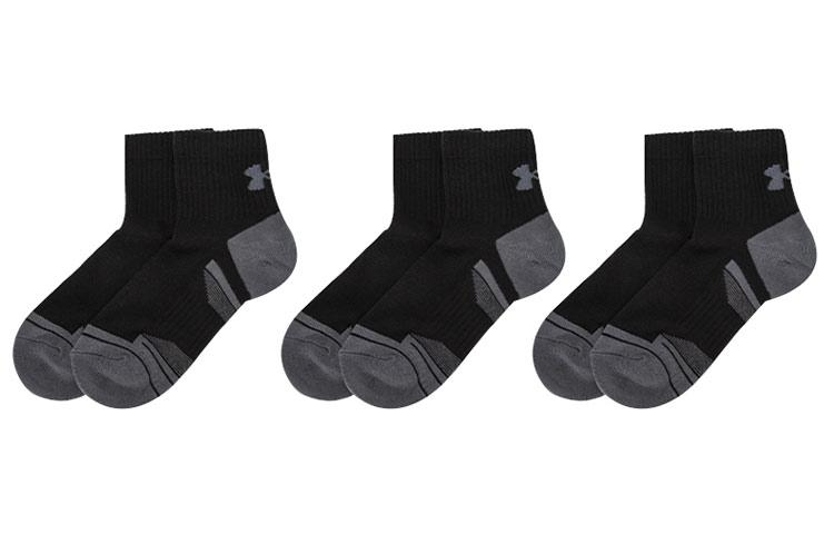 Under Armour Ankle Socks Unisex Black 1379528-001 M