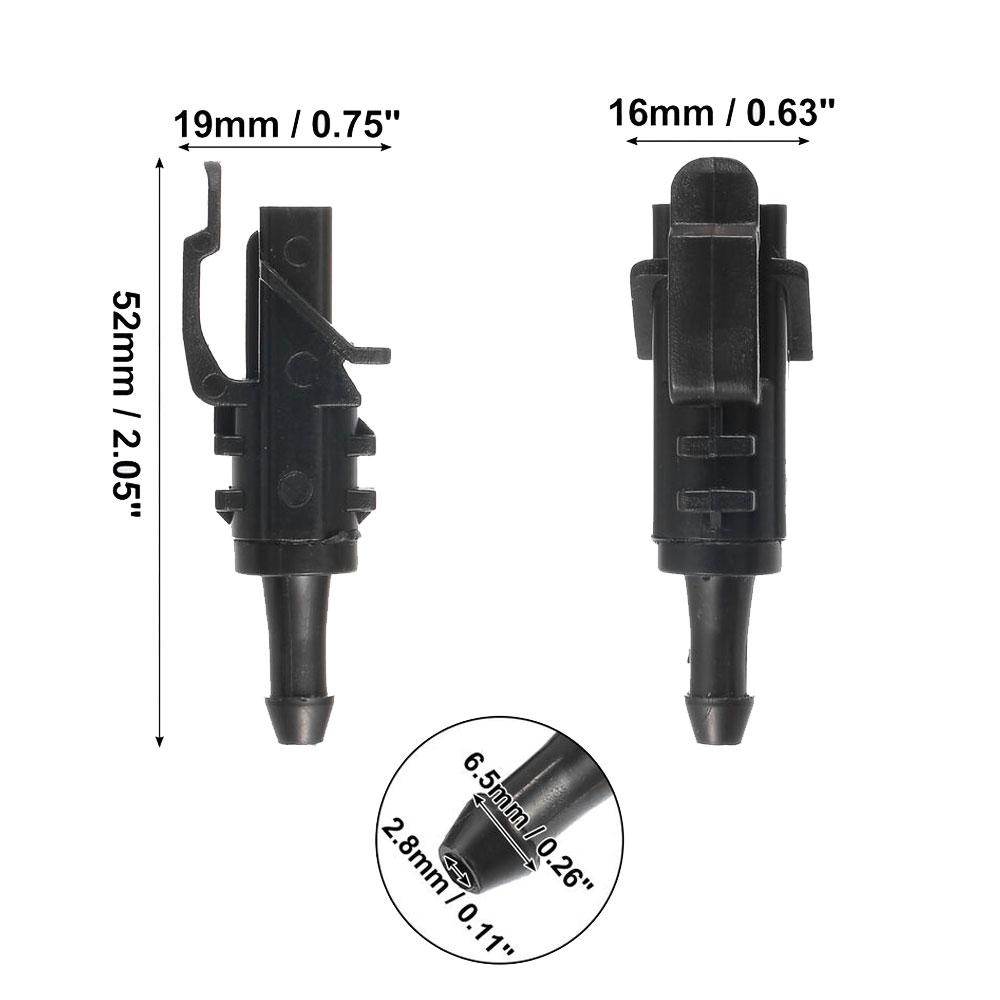 2pcs Car Front Window Nozzle Car Windshield Washer Nozzles Car Wiper Accessories For Hyundai i30 Elantra Touring 2007-2012
