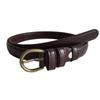 Versatile Retro Black Skinny Waist Belt, Korean Style for Women