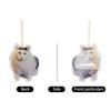 Backpack Christmas Tree Acrylic Hanging Piece 2D Flat Hanging Piece, Christmas Yen Decoration For Your Christmas Tree.