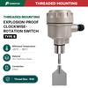 Rotating Material Level Sensor Rotary Paddle Level Switch 304 Stainless Steel Blade for Silo Bin Powder Granule Monitoring