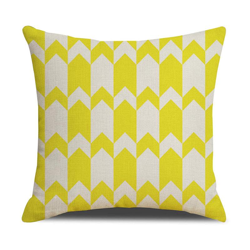 Modern Simple Colorful Geometric Element Pillow Cover Fresh and Fashionable Sofa Cushion Cover Home Decoration Cushion Cover