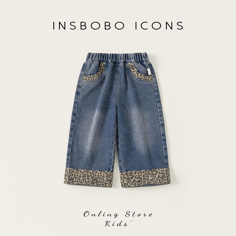 Girls  Pants, Children s Spring New Stylish Jeans, Baby Girls  Spring and Autumn Fashionable Long Pants, Boys  Good-Looking Spring Clothes Denim Blue (Spring and Autumn) 80