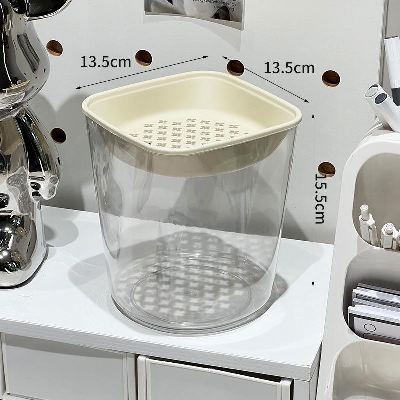 Multi-functional Tea Leaves Bin: Stylish Desktop Waste Basket & Kitchen Draining Basket