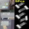 Car Styling Parking Ticket Holder Fastener Card Holder Invoice Receipt Mounting Fastener Plastic Organizer Windshield Sticker