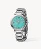 Lollalojeu Arch Bridge Amazonite Silver Women'S Metal Watch