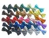 [GANJI] Bow Tie, Butterfly Design, Casual, 7cm Wide, Unisex, 30 Solid Colors, Made in Japan, 77BF (Leaf)