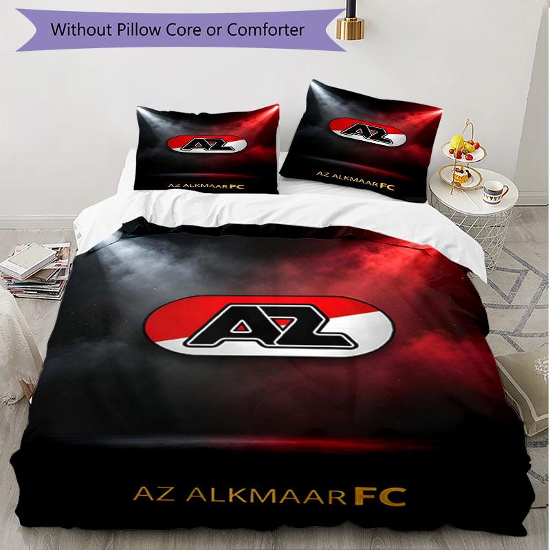 3pcs Duvet Cover Set (1*Duvet Cover + 2*Pillowcase, Without Core), AZ Alkmaar Print Soft All‑Season Bedding Set, Home Bedroom Decor Gift
