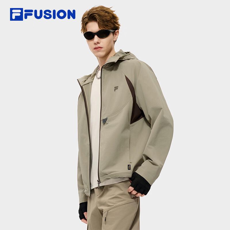 Fila Fusion Men's Color-block Hooded Woven Jacket