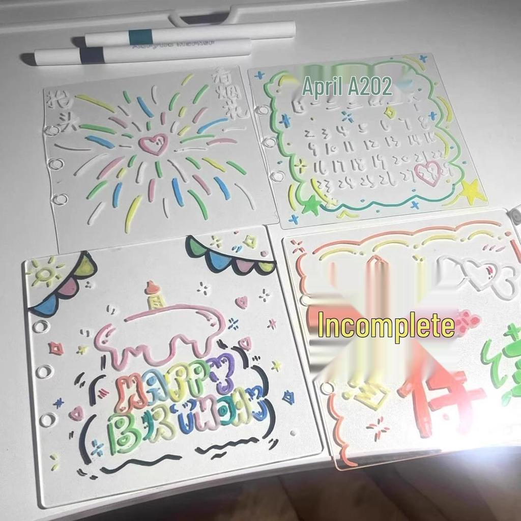 Acrylic Creative Photo Album & Planner: Loose-Leaf Book, Gift for Birthday, Graduation, Memorial, Collage, and Artwork.