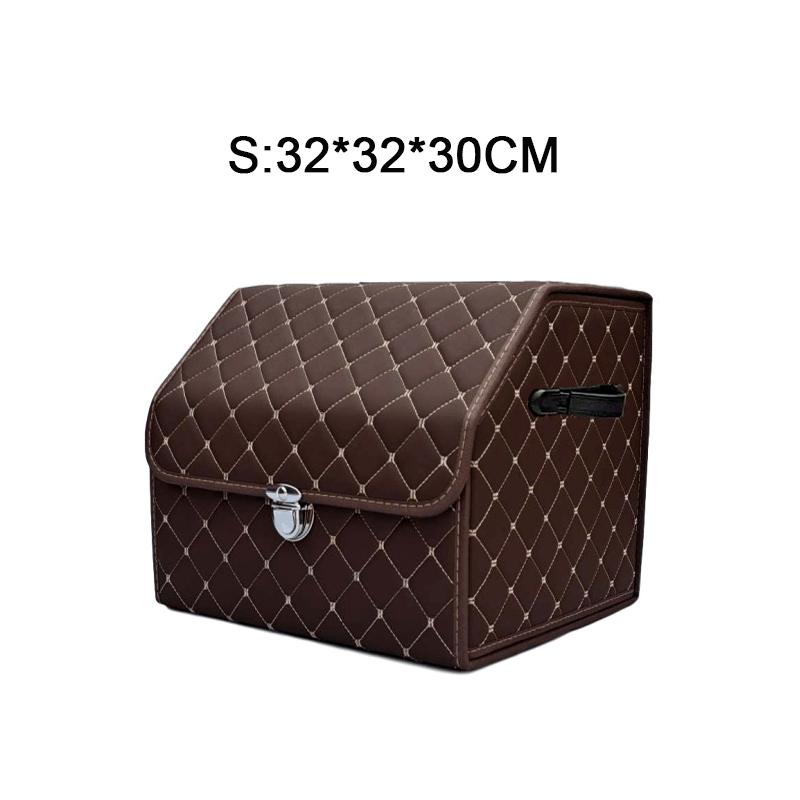 Collapsible Car Storage Organizer Box With Lid - Portable Multipurpose Car Trunk Boxs For Shopping Camping Picnic Waterproof Bag