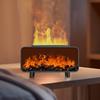 7 Colors Light Fire Aroma Diffuser Mute Work Ultrasonic Aroma Humidifier Flame Fire Diffuser Humidifier for Home Office Yoga Spa