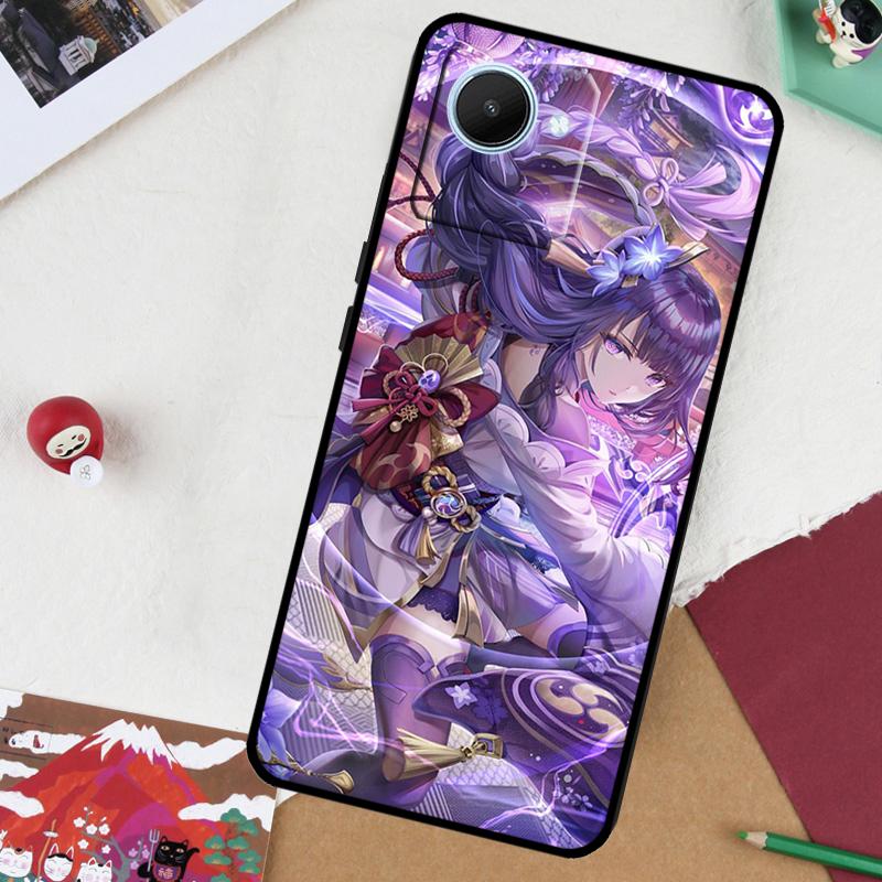 Raiden Shogun Genshin Impact Für Realme GT7 Pro GT 6T 5 6 C67 C75 C61 C55 C53 C51 C21Y C25S 10 11 12 13 14 Pro Plus Hülle