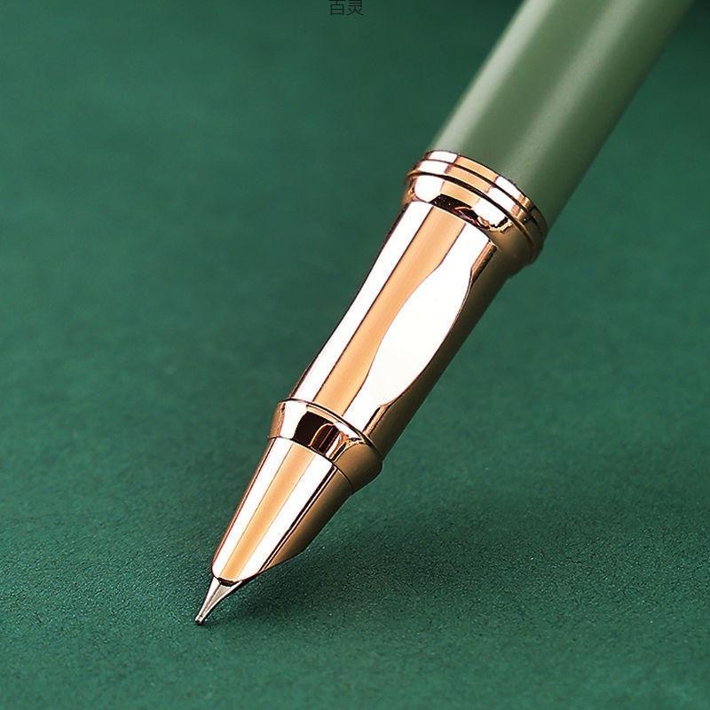 Roche Pen Gift Box With Lettering, Positive Posture, Special For Students, Replaceable Ink Bag, Iridium Pen Gift