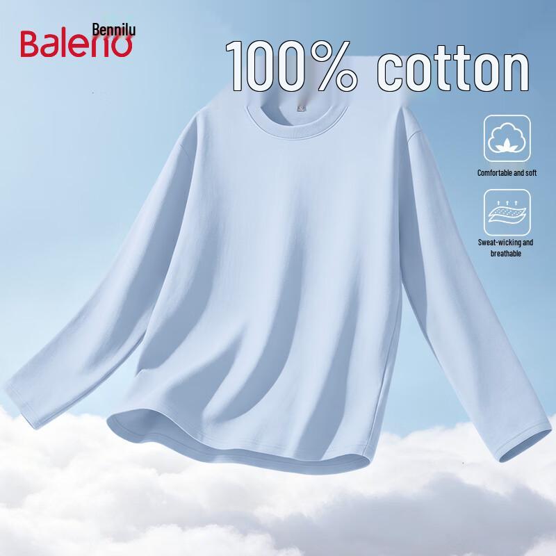 Baleno Men's Pure Cotton Long-Sleeve T-Shirt