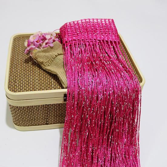 2x1M Glitter Door Strings Curtain Doorway Window Bedroom Living Room Divider Blind Fringe Panel Wedding Party Hanging Decorative Tassel Screen
