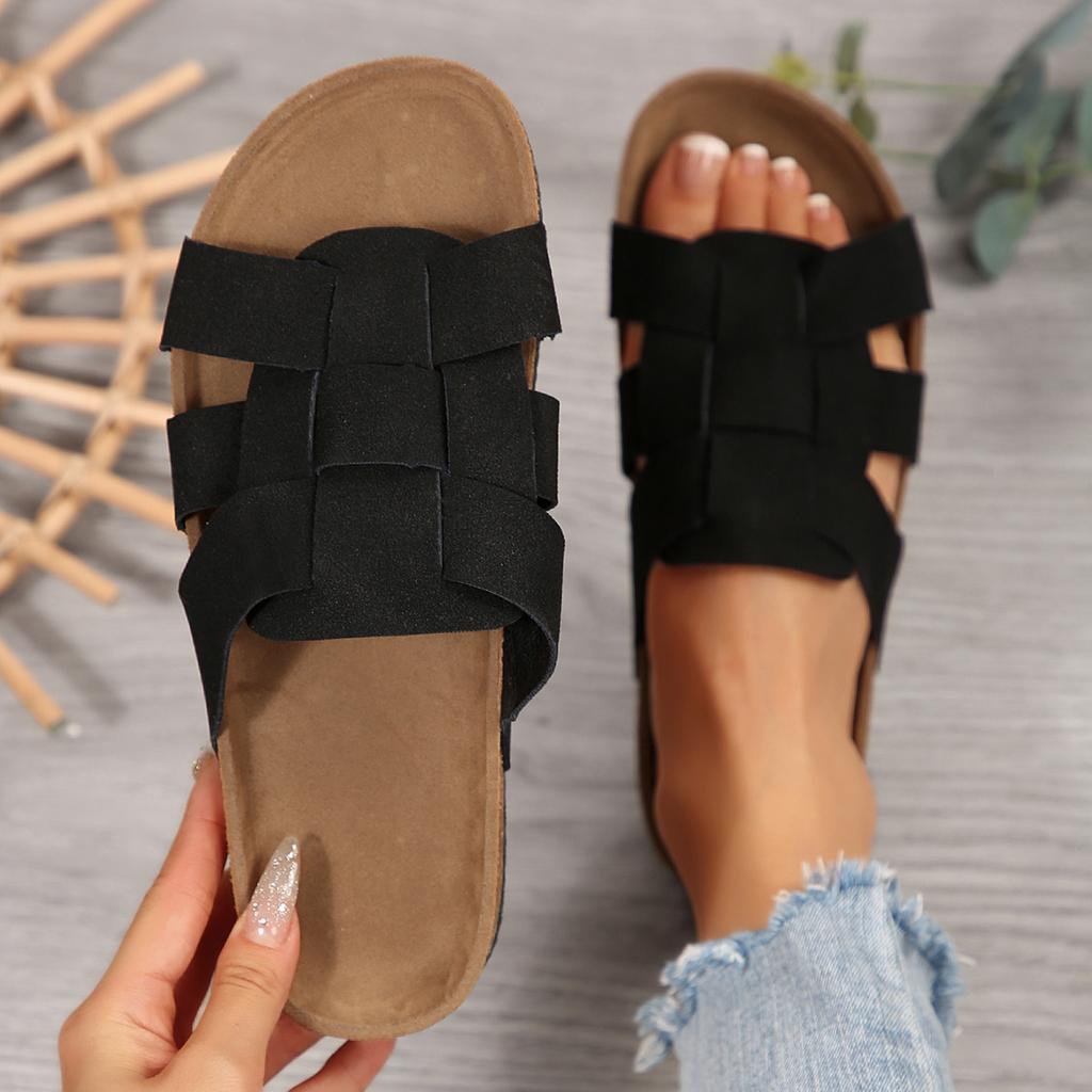 Summer Large Size Women Slippers Lightweight Platform Shoes Comfortable Flat Sandals Casual Thick Bottom Slippers Slides Women