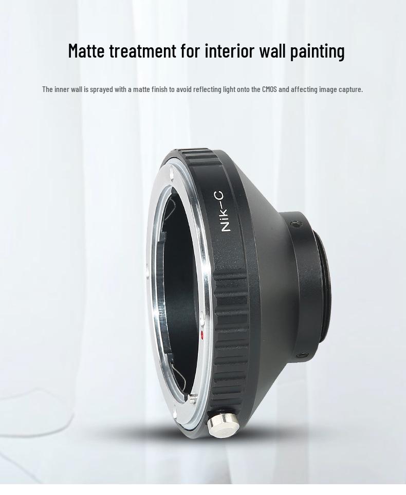 NIK-C Lens Adapter Ring for Nikon Lens To C-Mount Cinema Camera