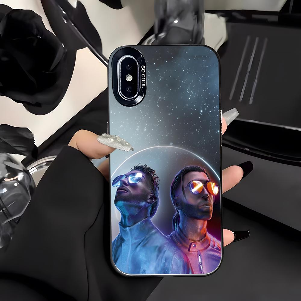 P-PNL Rapper Handyhülle Für IPhone 17 Air 16 E 15 14 Plus 13 12 11 Pro Max Farbige Silberne Hülle