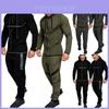 Stylish Men Tracksuit With Hooded Design And Adjustable Waistline For Comfort