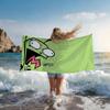 Invader Z-Zim Art Cartoon Towel Quick Drying Beach Towels Are Suitable For Swimming Pools Camping Yoga And The Gym
