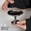 Palace Style Goblet Stainless Steel Ice Cream Dessert Pudding Cup Bowls Salad Goblet Retro High Base Bowl Photo Props